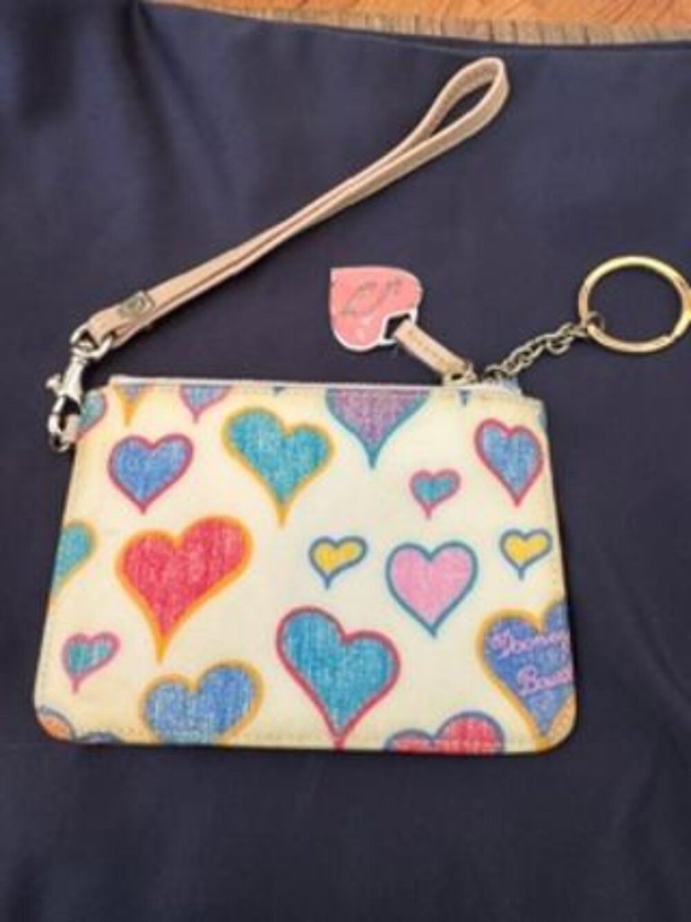 Dooney & Bourke Vintage Heart Wristlet
